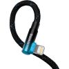 Дата кабель USB-C to Lightning 1.0m 20W 90° corner black/blue Baseus (CAVP000221) - Изображение 3