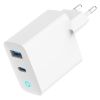 Зарядное устройство Gembird 1xUSB-C PD30W + 1xUSB QC3.0 LED white (TA-UC-PDQC30L-W-01) - Изображение 2