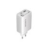 Зарядний пристрій Canyon 1xUSB-C PD65W + 1xUSB QC3.0 + cable USB-C to USB-C white (CNS-CURC65ACW) - Зображення 2