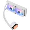 Система жидкостного охлаждения Qube ZT-240 white - Изображение 2