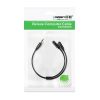 Кабель мультимедійний 3.5mm M to 2x3.5mm F 0.2m AV141 black Ugreen (30619) - Зображення 2