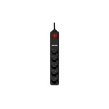 Мережевий фільтр живлення EnerGenie 5 розеток 1.5 м Black (SPG5-U2-5-02)
