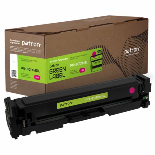 Картридж Patron HP CLJ (CF403X для M252/M274/M277 Magenta, GREEN Label (PN-201XMGL)