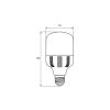 Лампочка EUROELECTRIC Plastic 40W E27 6500K 220V (LED-HP-40276(P)) - Изображение 2