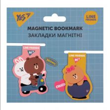 Закладки для книг Yes магнитные Line Friends, 2 шт (707825)