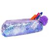 Пенал Cool For School с пайетками и помпоном 1 отделение фиолетовый (CF87076) - Изображение 1
