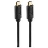 Дата кабель USB-C to USB-C 1.5m Black Hama (00086409) - Изображение 1