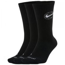 Шкарпетки Nike Crew Everyday Bball 3pr DA2123-010 46-50 3 пари Чорні (194499990994)