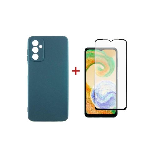 Чехол для мобильного телефона Dengos Samsung Galaxy A04s Case + Glass (Green) (DG-KM-78)
