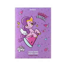 Цветная бумага Kite А4 двухсторонняя My Little Pony 15л/15 цв (LP24-250)