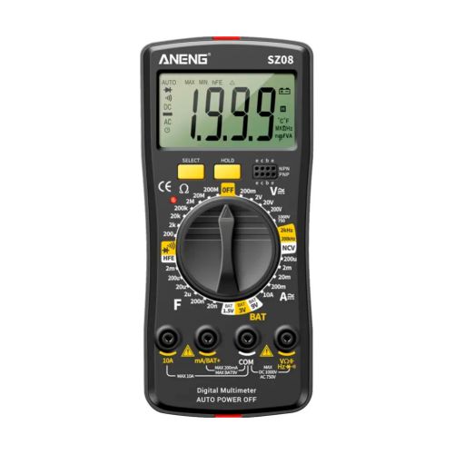 Цифровой мультиметр ANENG SZ08, V, A, R, C, T, F, функція hFE (SZ08)