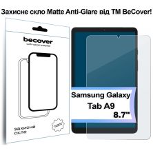 Скло захисне BeCover Matte Anti-Glare Samsung Galaxy Tab A9 SM-X115 8.7 (713439)