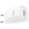 Зарядний пристрій HOCO C145A Charm USB QC3.0 White (6942007630214) - Зображення 3