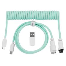 Дата кабель USB-C + USB A to USB-C 1.36m Coiled Aviator mint Keychron (CAB18_KEYCHRON) Дата кабель USB-C + USB A to USB-C 1.36m Coiled Aviator mint Keychron (CAB18_KEYCHRON)