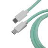 Дата кабель USB-C + USB A to USB-C 1.36m Coiled Aviator mint Keychron (CAB18_KEYCHRON) - Зображення 1