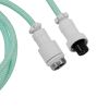 Дата кабель USB-C + USB A to USB-C 1.36m Coiled Aviator mint Keychron (CAB18_KEYCHRON) - Зображення 2