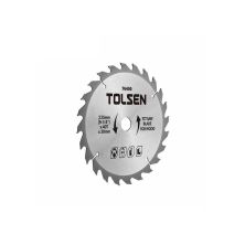 Диск пильный Tolsen с ТВС напайками по дереву 185х24Т*30мм (76430)