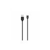 Дата кабель USB 2.0 AM to Micro 5P 1.0m 2.1A black XO (NB36-M-1-BK) - Зображення 1