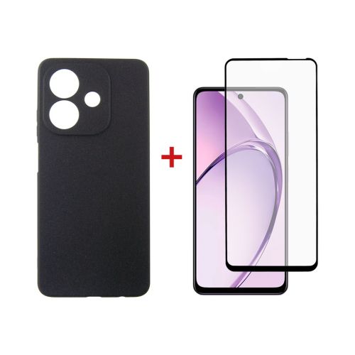 Чехол для мобильного телефона Dengos Carbon + glass Oppo A40m/A40 Black (DG-KM-159) Чехол для мобильного телефона Dengos Carbon + glass Oppo A40m/A40 Black (DG-KM-159)