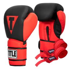 Боксерські рукавички Title Boxing Guts and Glory Black/Red S 10oz (GGBG S BK/RD)