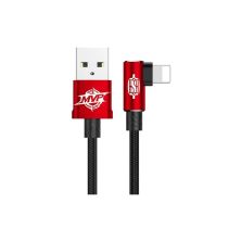 Дата кабель USB 2.0 AM to Lightning 2.0m 1.5A 90° corner red Baseus (CALMVP-A09) Дата кабель USB 2.0 AM to Lightning 2.0m 1.5A 90° corner red Baseus (CALMVP-A09)
