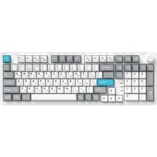 Клавиатура GamePro Asgard Drakkar Keychron Super Red Switch Wireless/Bluetooth/USB UA White (MK305WH)