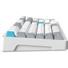 Клавіатура GamePro Asgard Drakkar Keychron Super Red Switch Wireless/Bluetooth/USB UA White (MK305WH) - Зображення 2