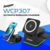 Зарядний пристрій Energizer 15W 3-in-1 magnetic wireless black (WCP307) - Зображення 3