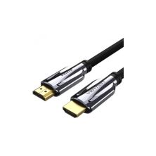 Кабель мультимедийный HDMI M to HDMI M 2.0m V2.1 8K60Hz braided black Vention (AALBH)