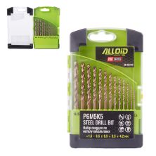 Набор сверл Alloid Pro, кобальтовые, по металлу, 1–6.5мм, 13шт., Р6М5K5 (DB-3513110)