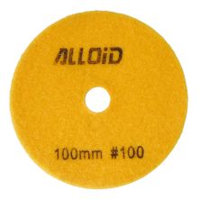 Круг зачистний Alloid Pro, алмазний, шліфувальний, на липучці, 100мм, зерно 100 (DD-63284)