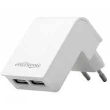 Зарядное устройство EnerGenie USB 2.1A white (EG-U2C2A-02-W)