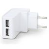 Зарядное устройство EnerGenie USB 2.1A white (EG-U2C2A-02-W) - Изображение 1