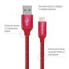 Дата кабель USB 2.0 AM to Lightning 2.0m red ColorWay (CW-CBUL007-RD) - Изображение 1
