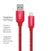Дата кабель USB 2.0 AM to Lightning 2.0m red ColorWay (CW-CBUL007-RD) - Изображение 2