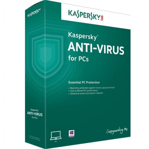 Антивірус Kaspersky Anti-Virus 3 ПК 1 year Base License Eastern Europe Edition. (KL1171OCCFS)