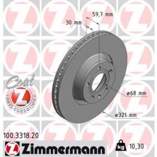 Тормозной диск ZIMMERMANN 100.3318.20