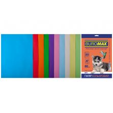 Бумага Buromax А4, 80g, PASTEL+INTENSIVE, 10colors, 20sh (BM.2721620-99)