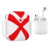 Чохол для навушників X-HuWei i-Smile для Apple AirPods IPH1443 Red+White (702334) - Зображення 2