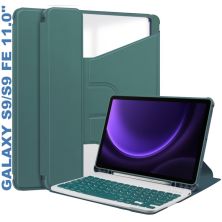 Чохол до планшета BeCover Keyboard 360° Rotatable Samsung Tab S9 (SM-X710/SM-X716)/S9 FE (SM-X510/SM-X516B) 11.0 Dark Gre (710428)