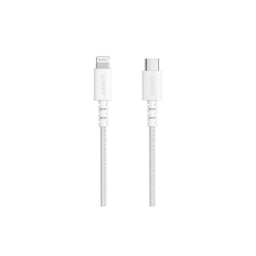 Дата кабель USB-C to Lightning 0.9m V3 Powerline Select+ White Anker (A8617G21/A8617H21)