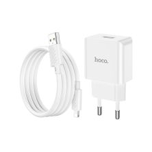 Зарядное устройство HOCO C106A charger set(iP) White (6931474783899)