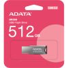 USB флеш накопитель ADATA 512GB UV350 Metallic USB 3.2 (AUV350-512G-RBK) - Изображение 3