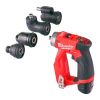 Шуруповерт Milwaukee M12 FDDXKIT-0X, 34Нм, 4 насадки FIXTEC, HD кейс (без АКБ та ЗП) (4933471332) - Зображення 1