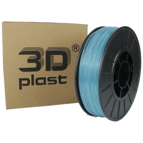 Пластик для 3D-принтера 3Dplast PETG 1.75мм, 0.85кг, transparent blue (3DPTG17508CBL)