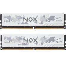 Модуль памяти для компьютера DDR5 32GB (2x16GB) 5200 MHz NOX White Apacer (AH5U32G52C522MWAA-2)