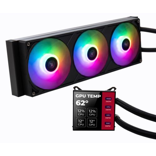 Система жидкостного охлаждения Vinga Storm Black