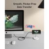 Дата кабель USB-C to USB-C 0.9m 240W 20Gbps 4K Video bio-nylon black Anker (A80N1H11) - Изображение 3