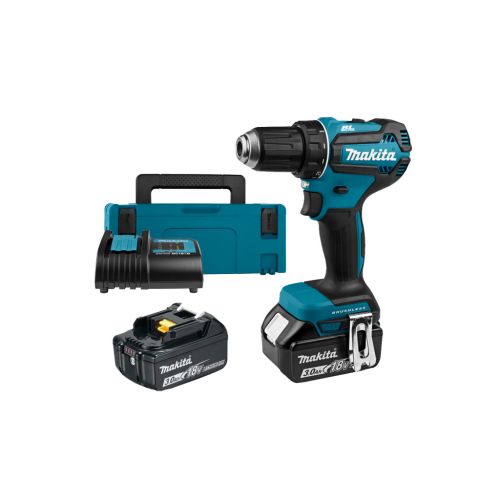 Шуруповерт Makita DDF485SFJ 18V, 3Ah, 27-50Нм 0-500/0-1900 об/мин, кейс (DDF485SFJ)