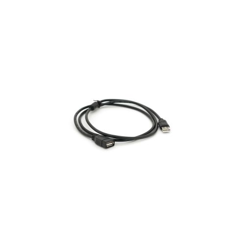 Дата кабель USB 2.0 AM/AF 1.5m ferrite black Voltronic (YT-AM/AF-1.5B)